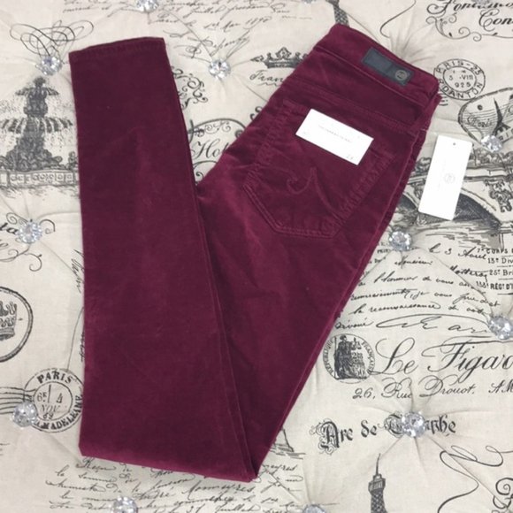 AG The Farrah High Waist Velvet Jeans - Picture 9 of 9